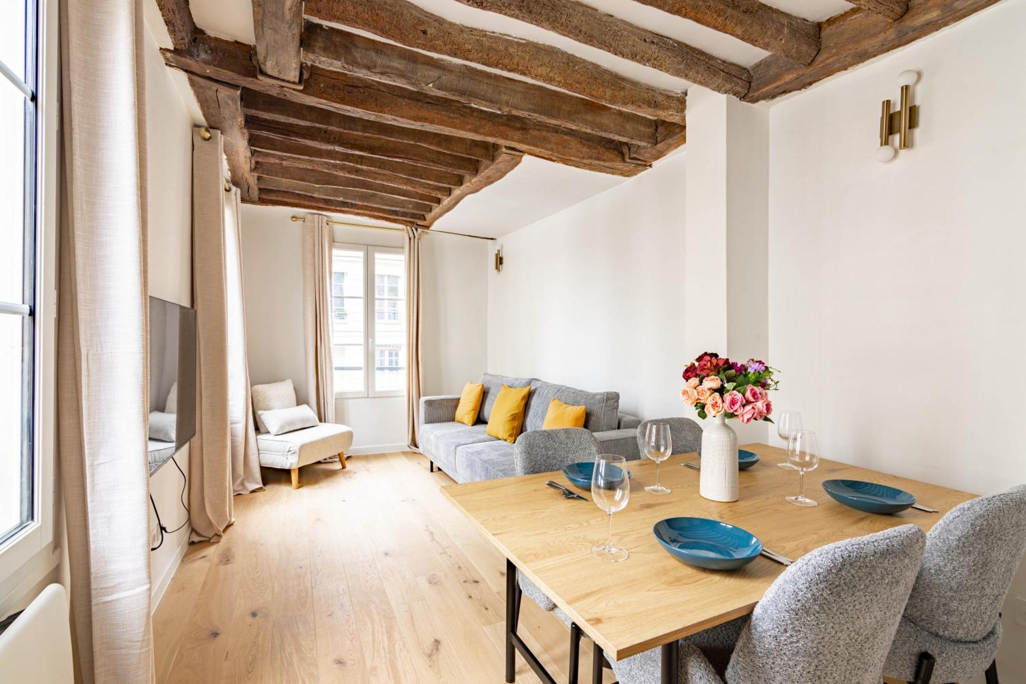 Appartement Quartier Fontaine Chatelet Les Halles Free Netflix Paris Exteriör bild