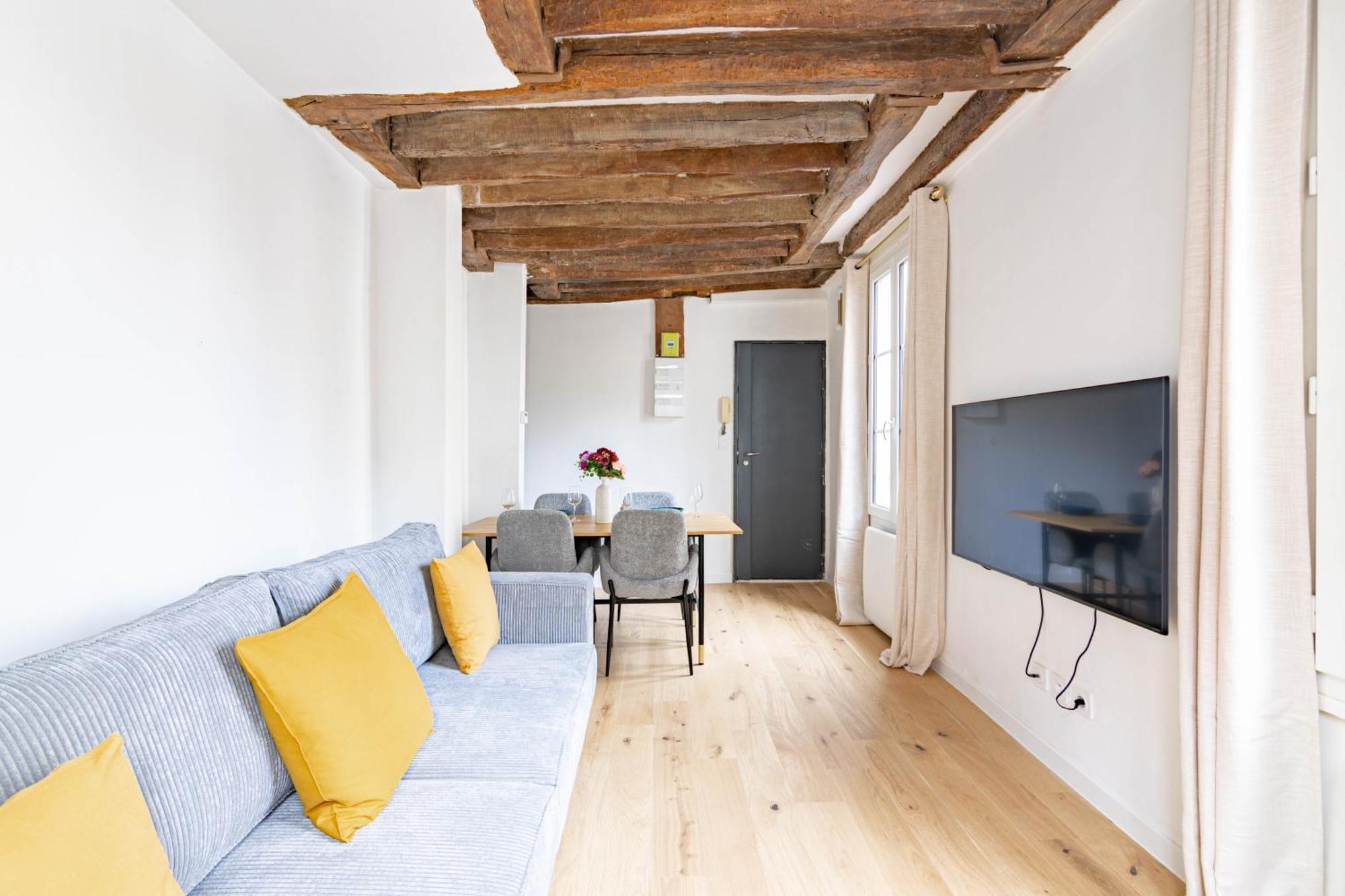Appartement Quartier Fontaine Chatelet Les Halles Free Netflix Paris Exteriör bild