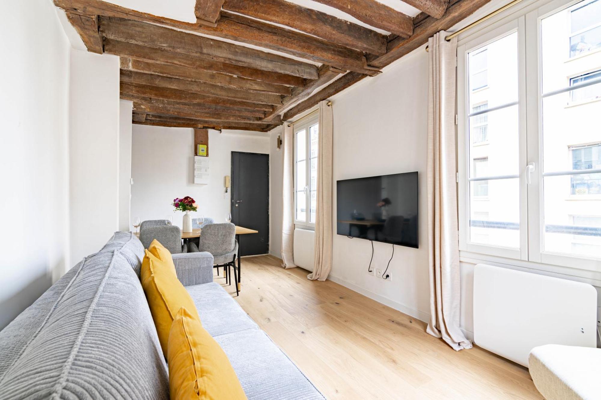 Appartement Quartier Fontaine Chatelet Les Halles Free Netflix Paris Exteriör bild