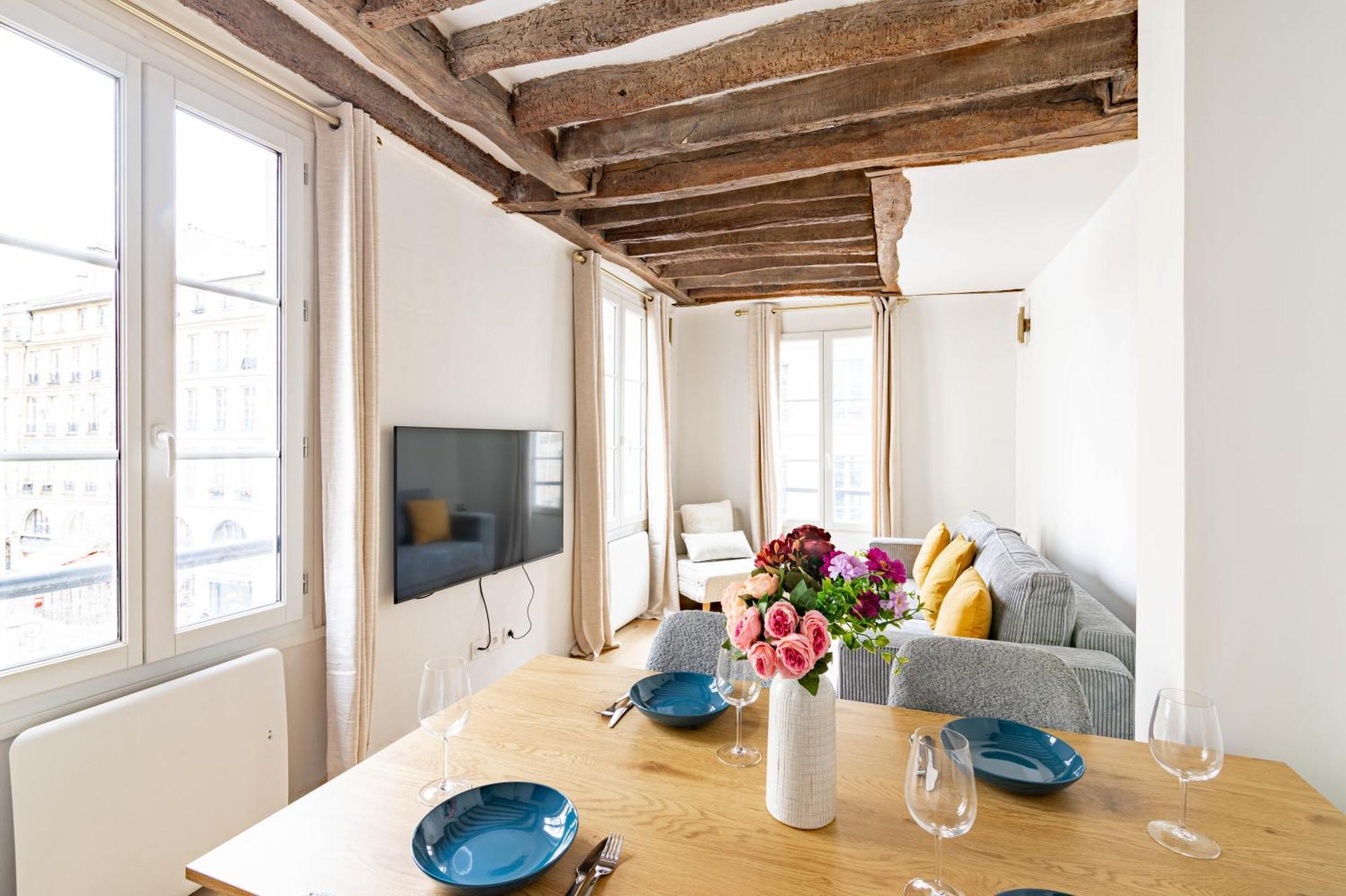 Appartement Quartier Fontaine Chatelet Les Halles Free Netflix Paris Exteriör bild