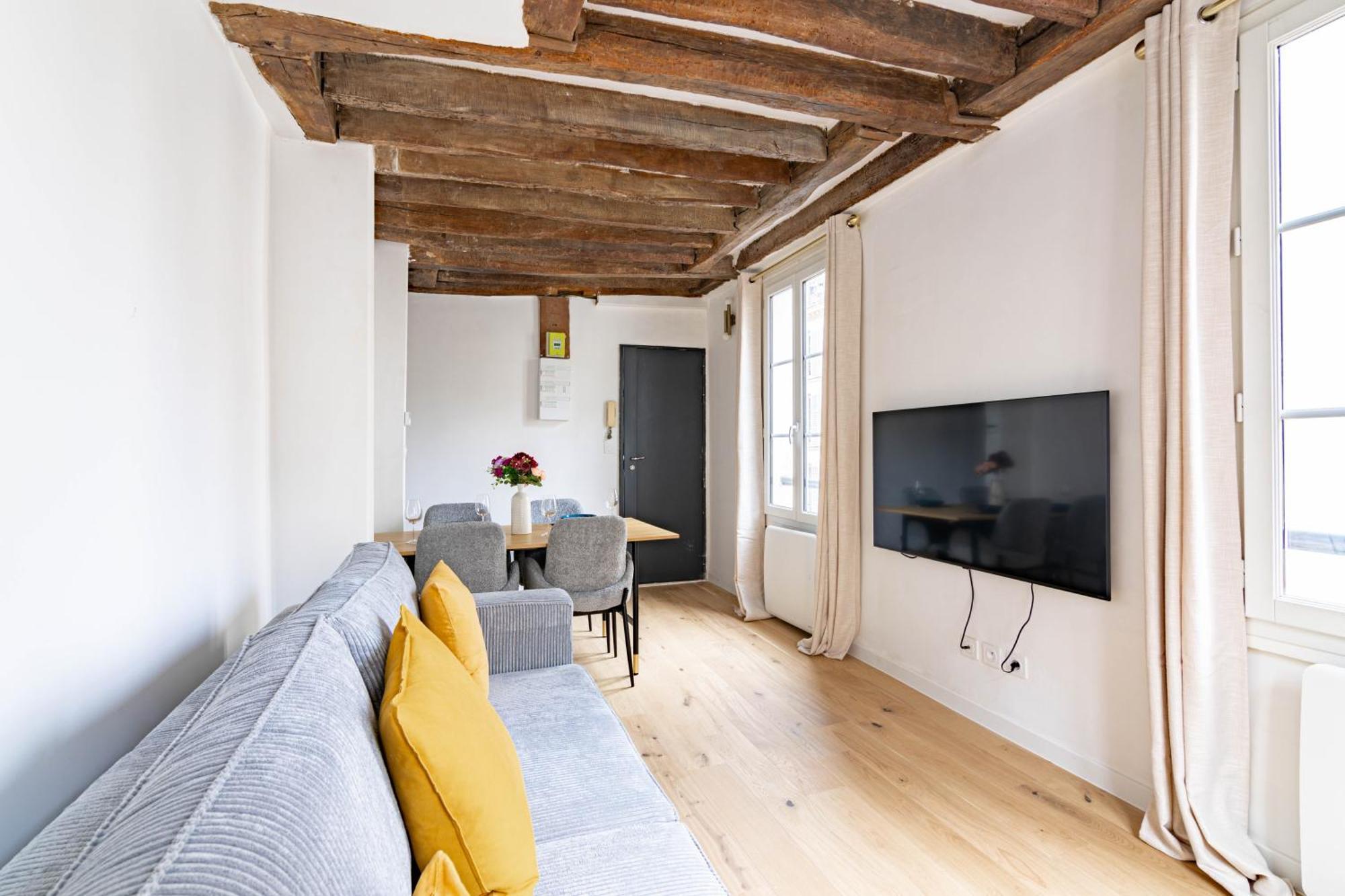 Appartement Quartier Fontaine Chatelet Les Halles Free Netflix Paris Exteriör bild